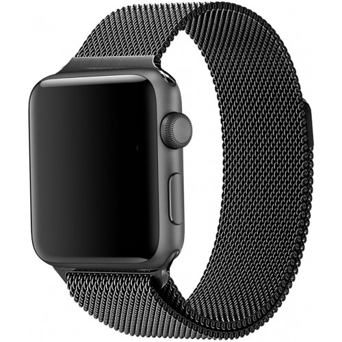 Ремешок Apple Watch 42/44mm Milanese Loop Black